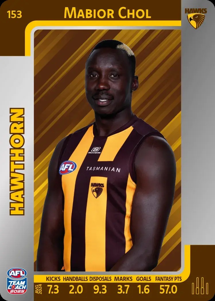 2025 Teamcoach AFL Silver Parallel Cards - Cards 101 to 198 - Pick Your Card