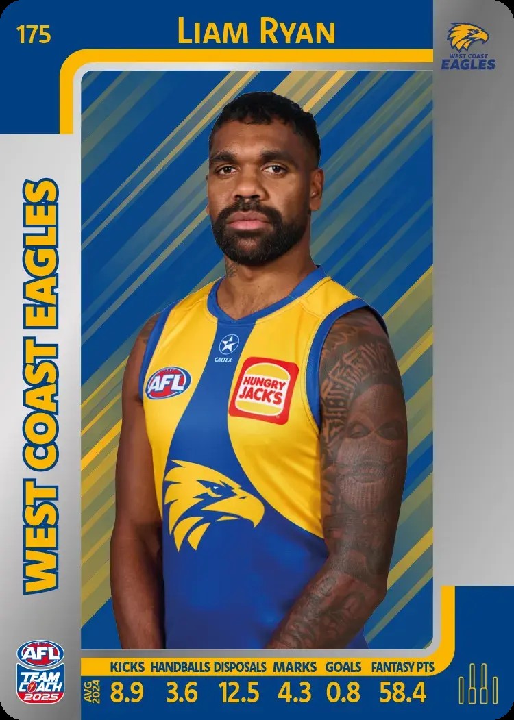 2025 Teamcoach AFL Silver Parallel Cards - Cards 101 to 198 - Pick Your Card