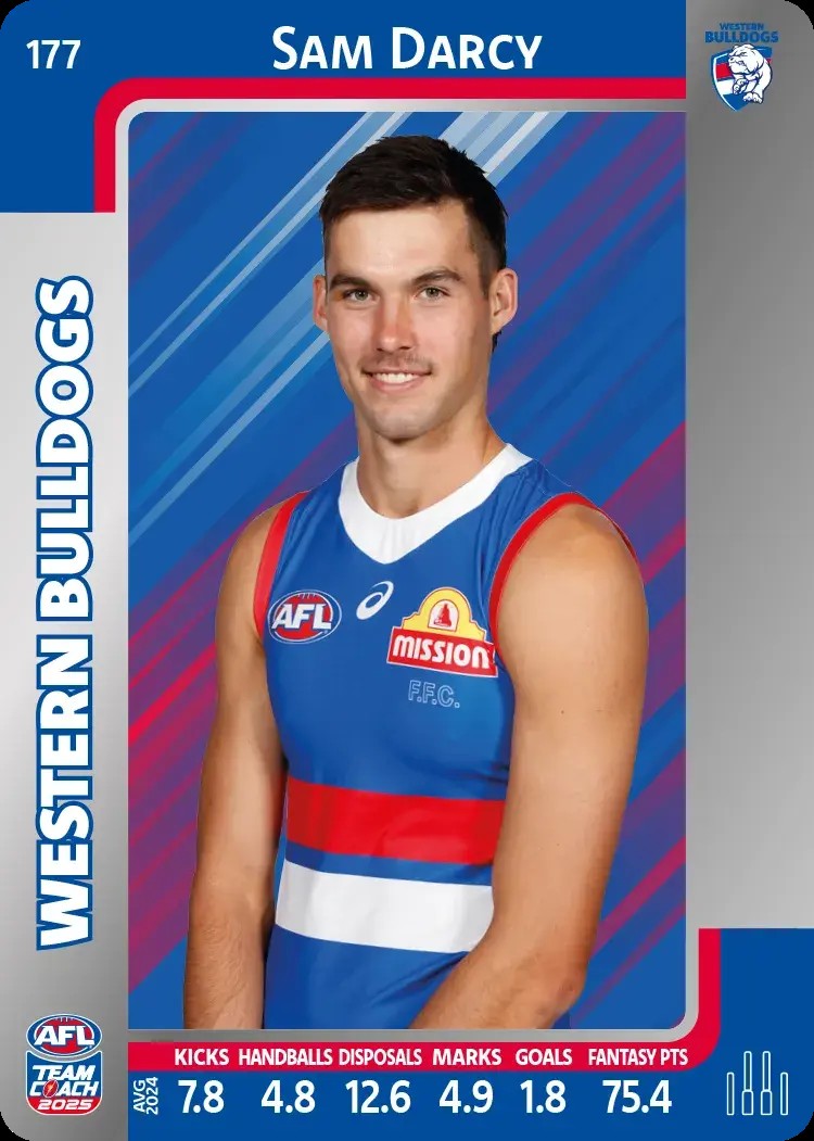 2025 Teamcoach AFL Silver Parallel Cards - Cards 101 to 198 - Pick Your Card