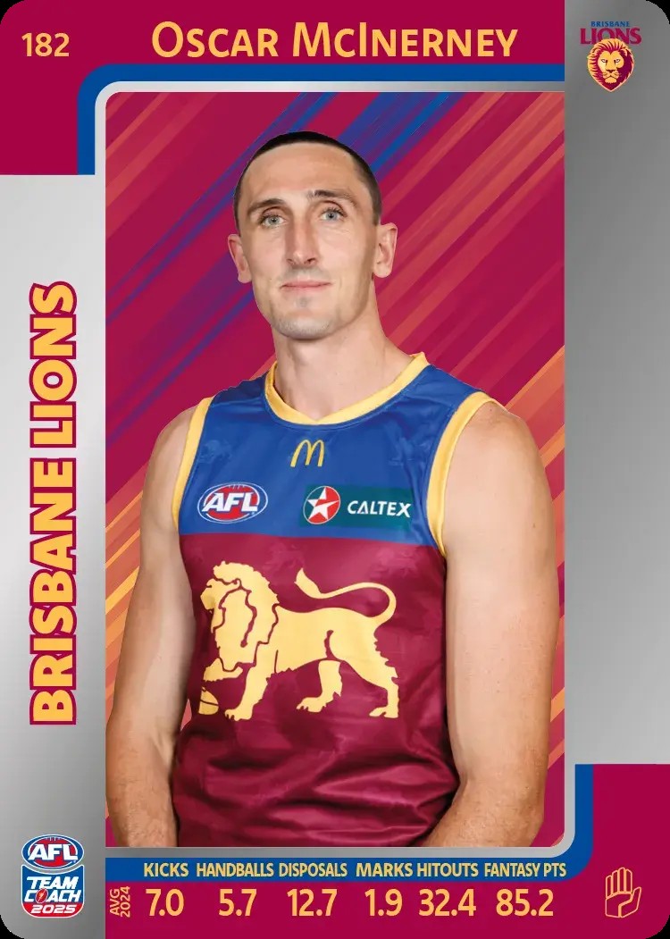 2025 Teamcoach AFL Silver Parallel Cards - Cards 101 to 198 - Pick Your Card