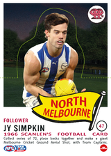 2024 Teamcoach AFL Scanlens Die-Cut - Cards 1 to 72 - Pick Your Card