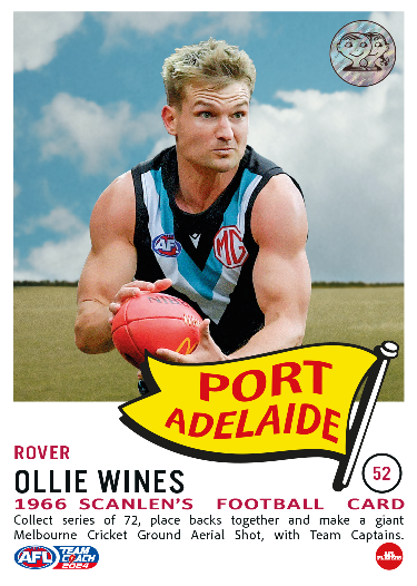 Ollie Wines, RETRO Scanlens, 2024 Teamcoach AFL