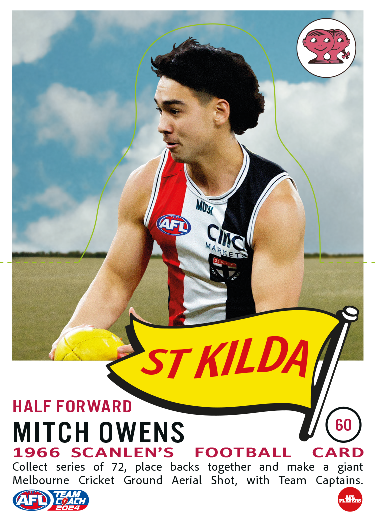 2024 Teamcoach AFL Scanlens Die-Cut - Cards 1 to 72 - Pick Your Card