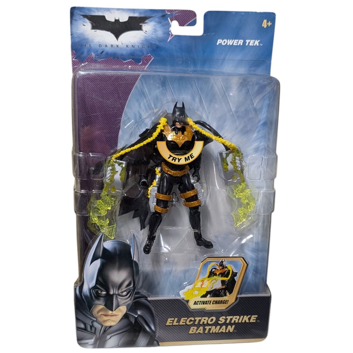 Batman Dark Knight, Power Tek, Electro Strike Batman Action Figure