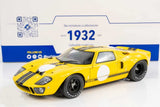 1968 Ford GT40 Mk 1 Yellow, 1:18 Scale Diecast Car
