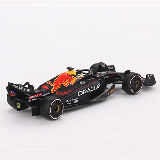 Mini GT, Oracle Red Bull Racing RB18 #1 Max Verstappen 2022 Abu Dhabi Grand Prix Winner - 1:64 Scale Diecast Model Car