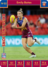 2023 Teamcoach AFL - AFLW Cards -  Cards W-01 to W-18 - Pick Your Card