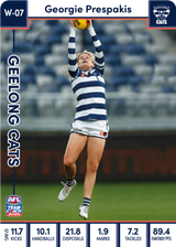 2023 Teamcoach AFL - AFLW Cards -  Cards W-01 to W-18 - Pick Your Card