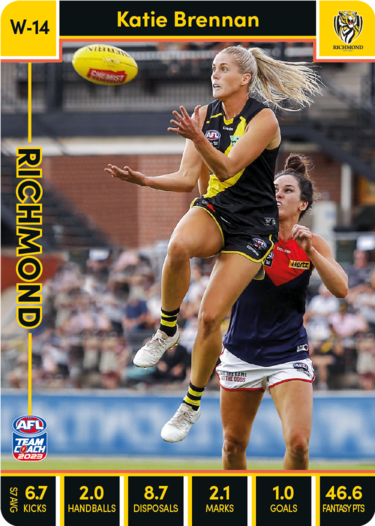 2023 Teamcoach AFL - AFLW Cards -  Cards W-01 to W-18 - Pick Your Card