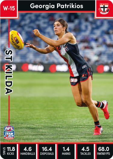 2023 Teamcoach AFL - AFLW Cards -  Cards W-01 to W-18 - Pick Your Card