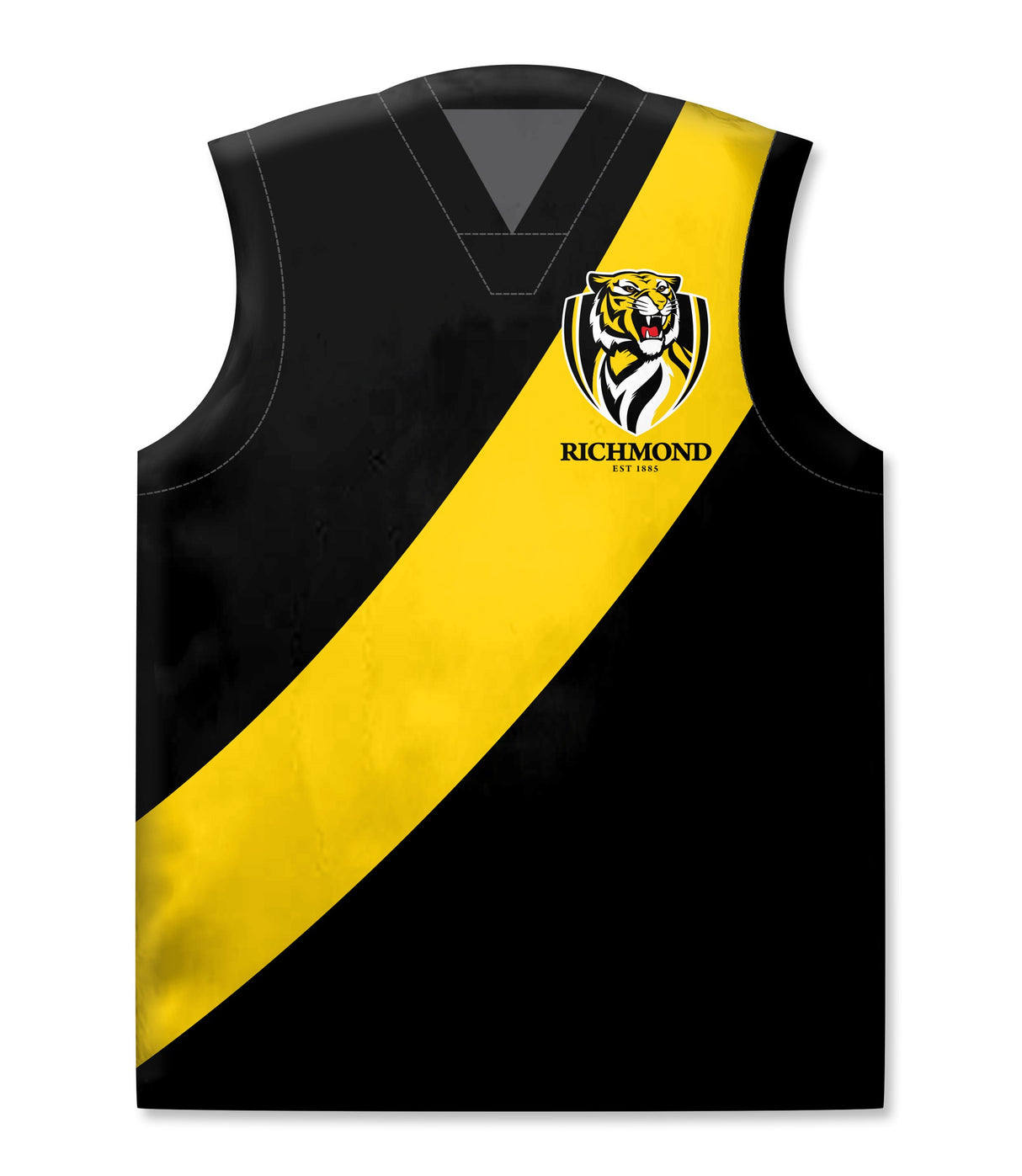 Richmond Tigers Guernsey Shaped Cushion