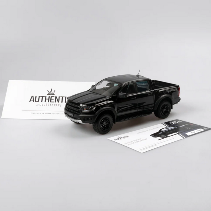 Authentic Collectables Ford Ranger Raptor - Shadow Black, 1:18 Scale Diecast