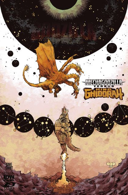 Godzilla Rivals: Mechagodzilla Vs. King Ghidorah #1 Lonergan Variant Comic