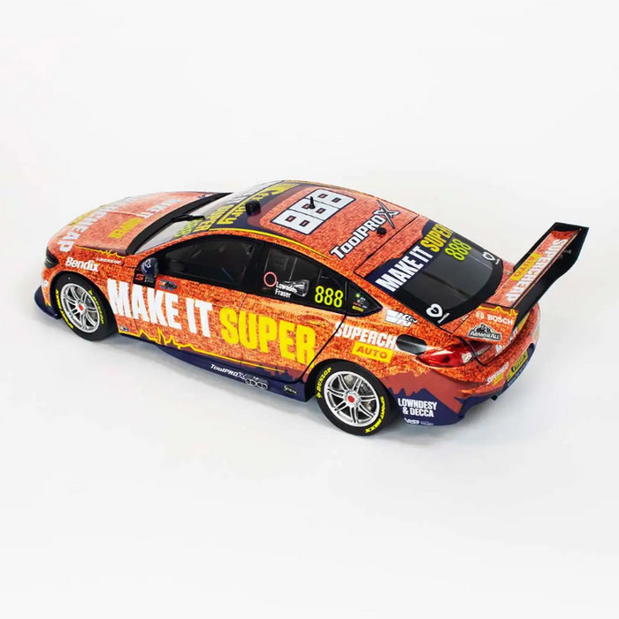 Biante Holden ZB Commodore - Triple Eight Racing - SUPERCHEAP AUTO Racing - Lowndes/Fraser #888 - 2022 Bathurst 1000, 1:43 Scale Diecast Model Car