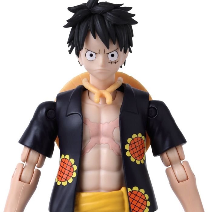 One Piece - Monkey D. Luffy (Dressrosa Version) Anime Heroes 6.5" Scale Action Figure