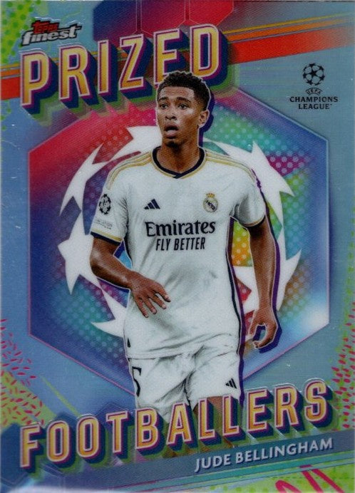 Jude Bellingham, Prized Footballer, 2023-24 Topps Finest UEFA Champions League Soccer