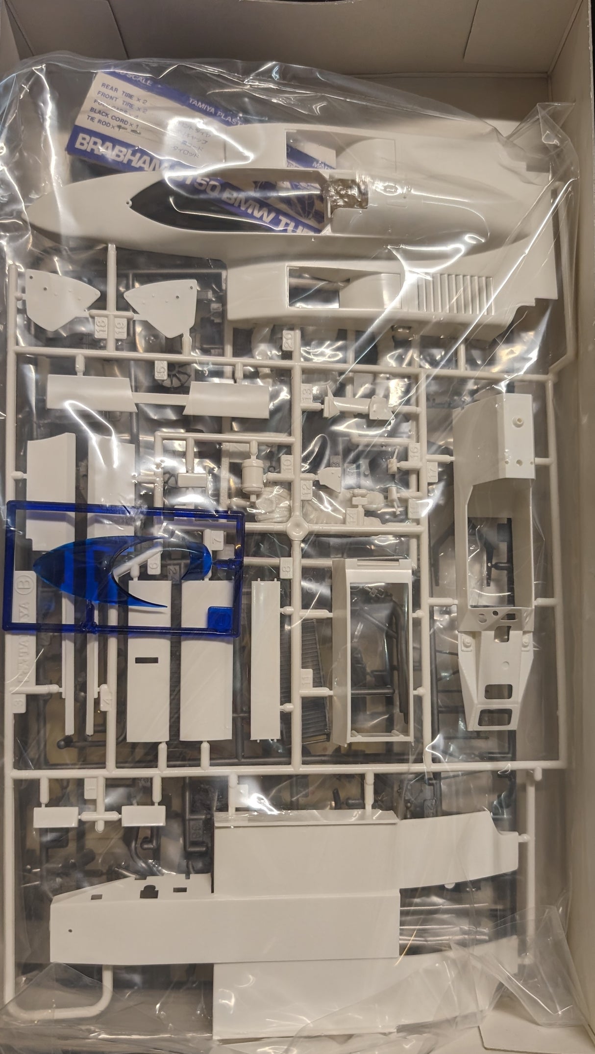 Tamiya Brabham BT50 BMW Turbo, Grand Prix Collection No.17, 1:20 Scale Model Kit