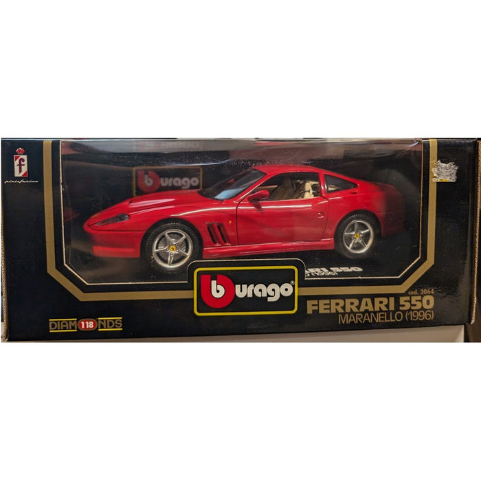 Burago, Ferrari 550 Maranello (1996), 1:18 Scale Diecast Car