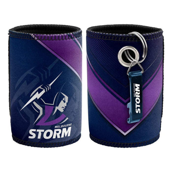 Melbourne Storm NRL Can Cooler with Opener