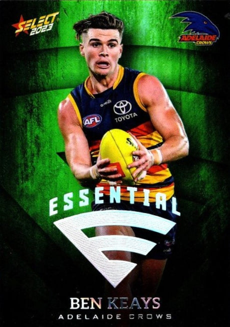 Adelaide Crows Team Set, Emerald Green Essential, 2023 Select AFL Footy Stars