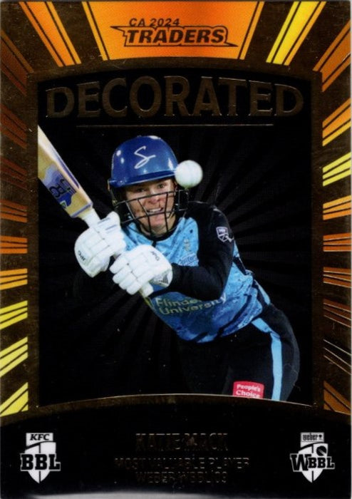 Katie Mack, Decorated, 2024-25 TLA CA Cricket Traders