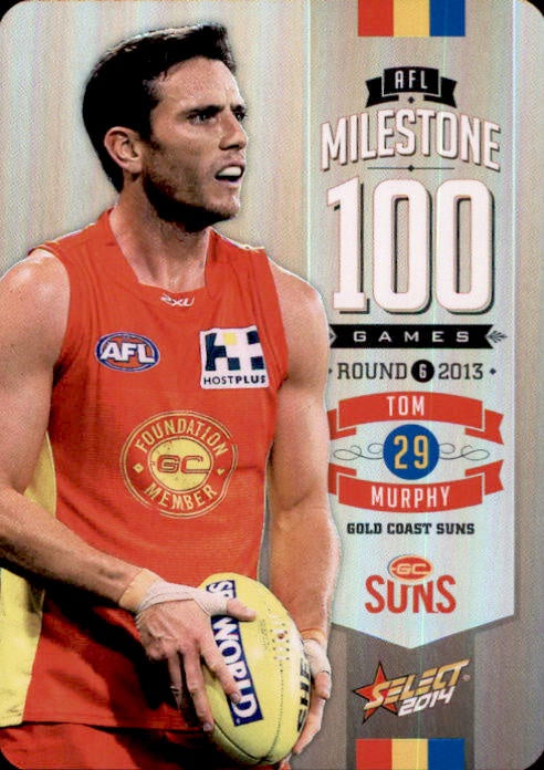 Tom Murphy, 100 Game Milestone, 2014 Select AFL Champions