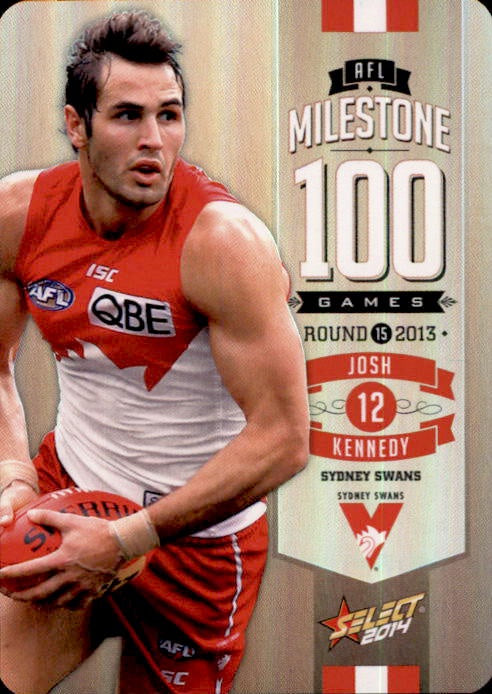 Josh Kennedy, 100 Game Milestone, 2014 Select AFL Champions