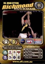 Richmond Tigers, Base, Silver & Gold Sets, 2002 Teamcoach AFL