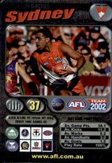 Adam Goodes, Base, Silver & Gold Cards, 2002 Teamcoach AFL