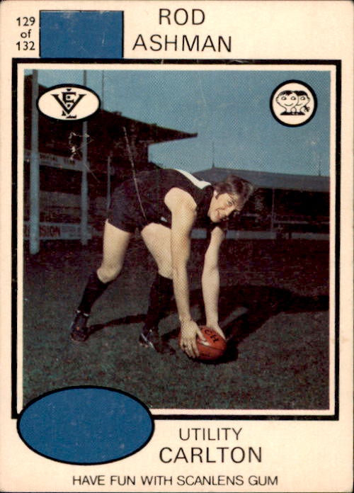 Rod Ashman, 1975 Scanlens VFL