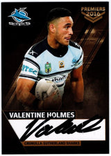 2016 Cronulla Sharks Official Signed Premiers Card Set (Read Description)