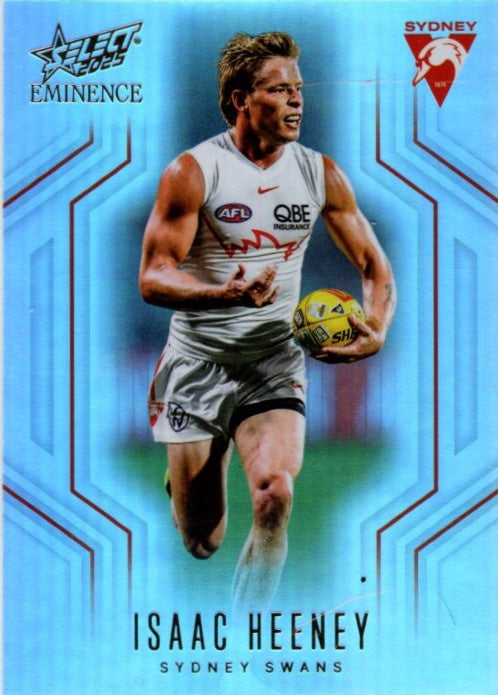 Isaac Heeney, Foil Parallel, 2025 Select AFL Eminence