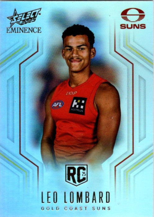 Leo Lombard, RC, Foil Parallel, 2025 Select AFL Eminence
