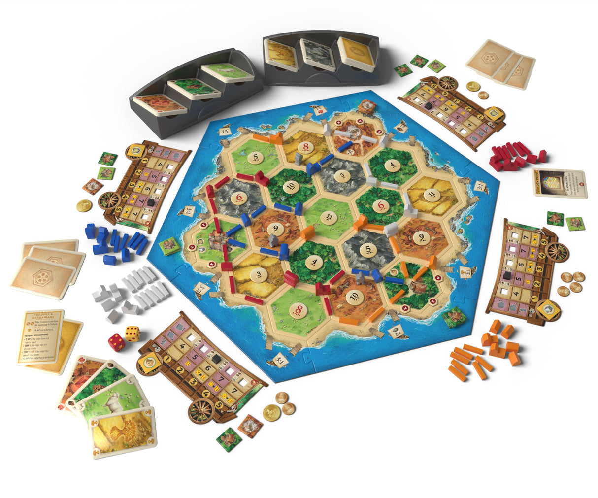CATAN (6th Edition) - Traders and Barbarians 5-6 Player Expansion