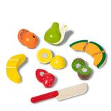 Melissa & Doug - Wooden Cutting Fruit Play Food