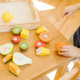 Melissa & Doug - Wooden Cutting Fruit Play Food