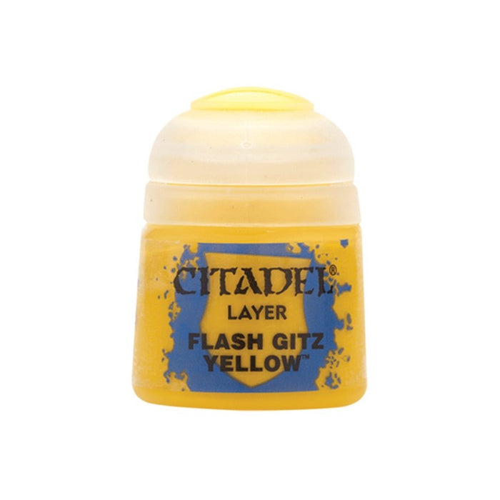 Citadel Layer Flash Gitz Yellow 22-02 Acrylic Paint 12ml