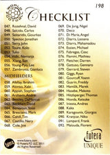 2011 Futera Unique World Football Soccer Set