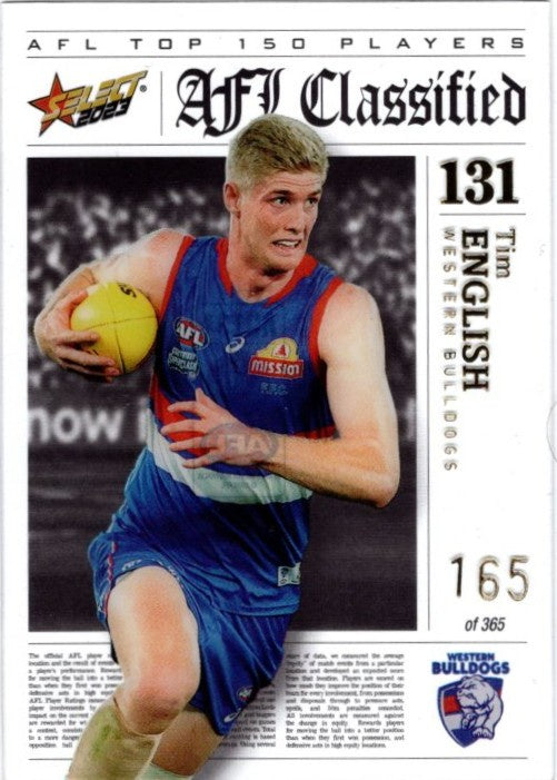 Tim English, AFL Classified, 2023 Select AFL Footy Stars