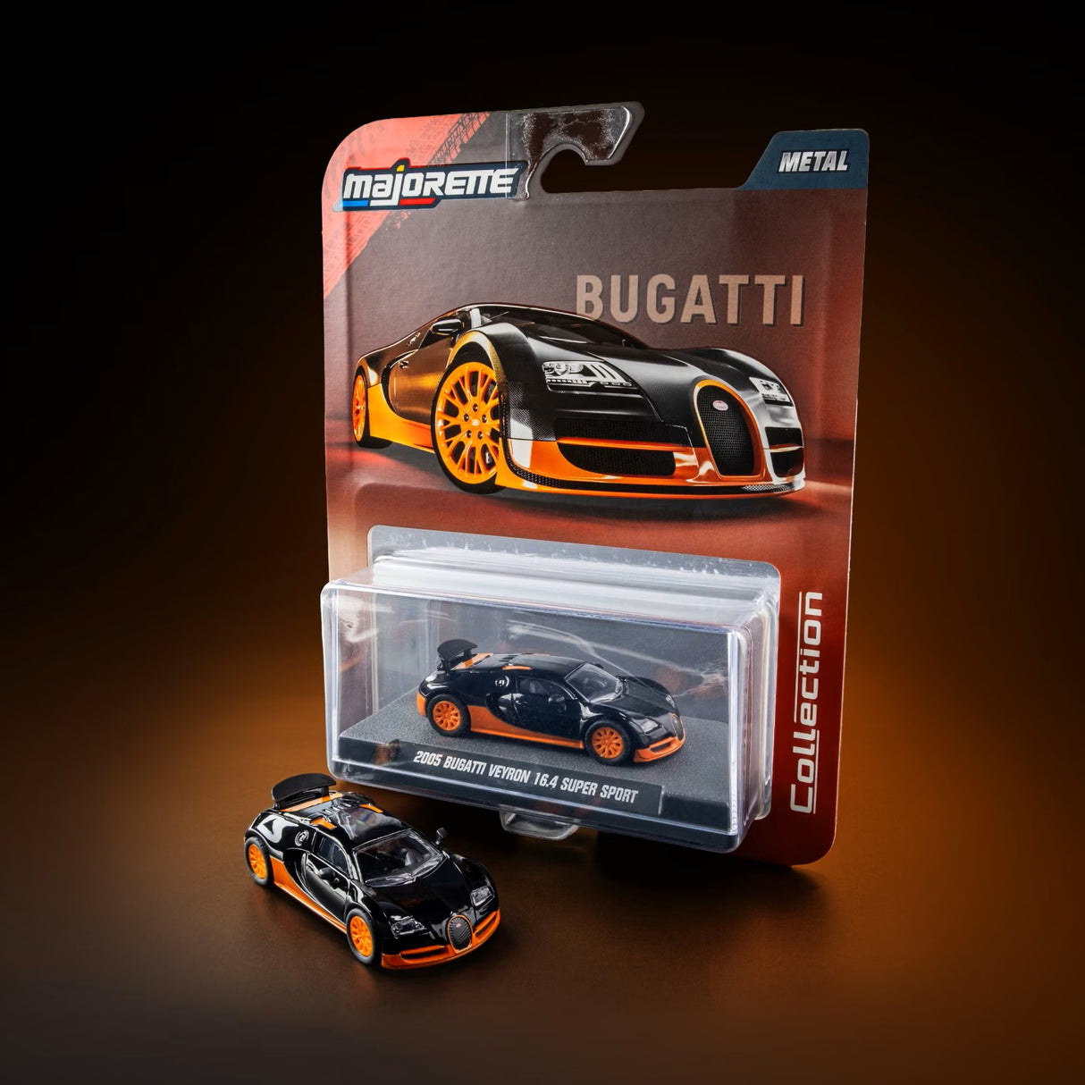 2005 Bugatti Veyron 16.4 Super Sport - Majorette: Collection Deluxe, 1:64 Scale Diecast Car