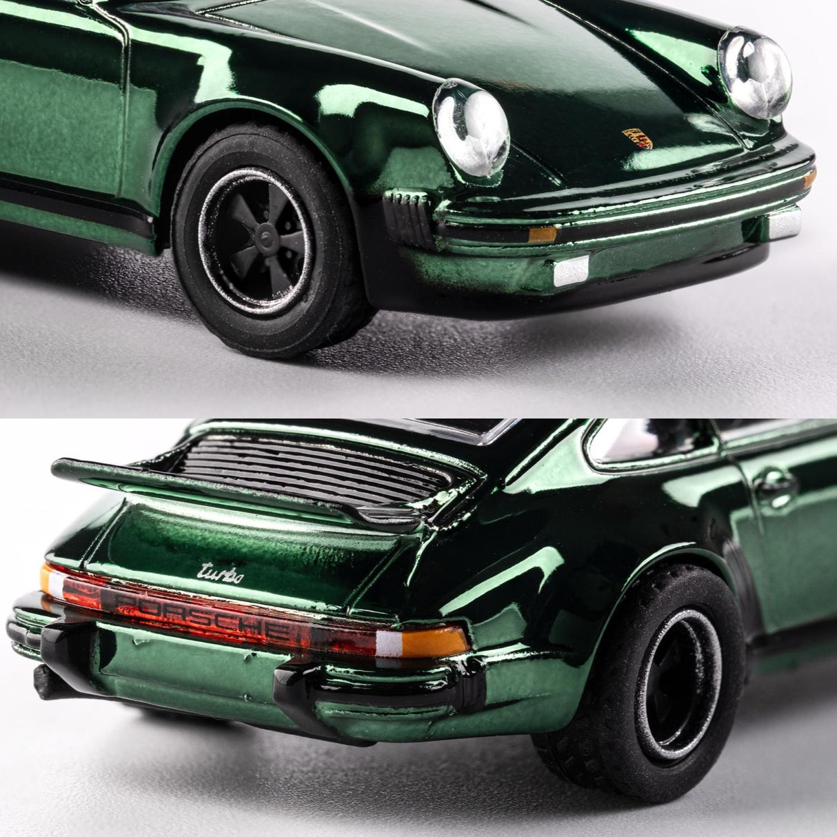 1975 Porsche 930 Turbo Green - Majorette: Collection Deluxe, 1:64 Scale Diecast Car
