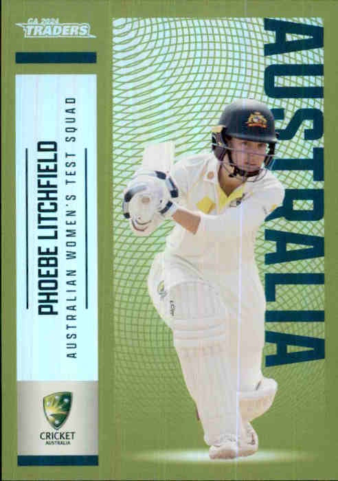 Phoebe Litchfield, P032, Parallel, 2024-25 TLA CA Cricket Traders