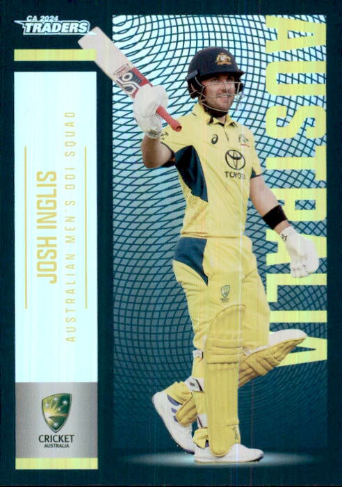 Josh Inglis, P013, Parallel, 2024-25 TLA CA Cricket Traders