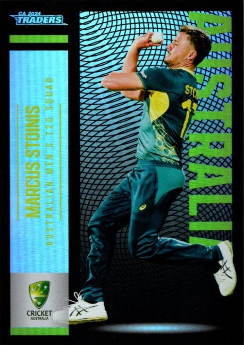 Marcus Stoinis, P025, Parallel, 2024-25 TLA CA Cricket Traders