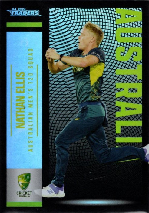 Nathan Ellis, P020, Parallel, 2024-25 TLA CA Cricket Traders