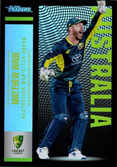 Matthew Wade, P026, Parallel, 2024-25 TLA CA Cricket Traders