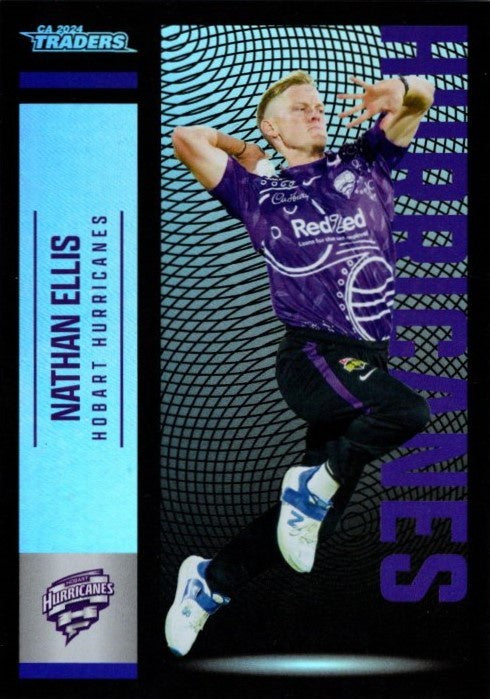 Nathan Ellis, P081, Parallel, 2024-25 TLA CA Cricket Traders