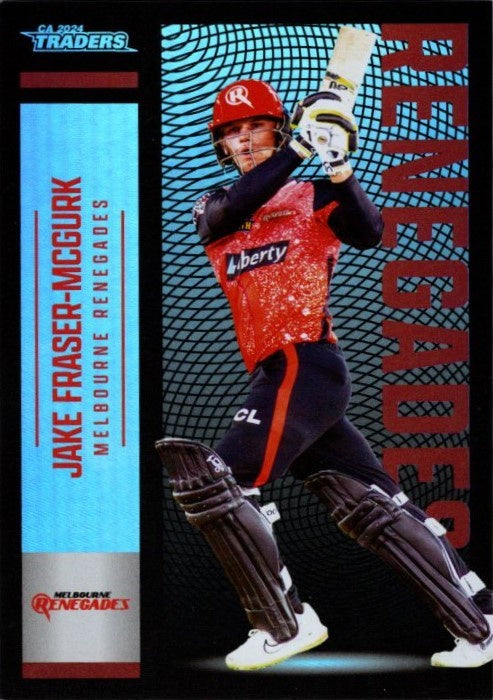 Jake Fraser-McGurk, P091, Parallel, 2024-25 TLA CA Cricket Traders