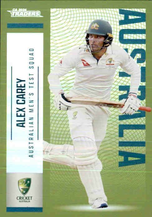 Alex Carey, P001, Parallel, 2024-25 TLA CA Cricket Traders