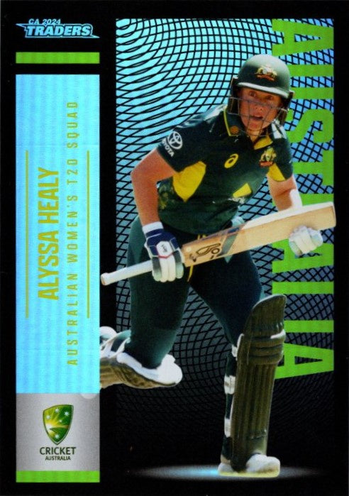 Alyssa Healy, P048, Parallel, 2024-25 TLA CA Cricket Traders